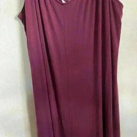 Athleta Burgundy Nighttime Bliss V-Neck Sleep Loungewear Romper Jumpsuit Size 3X - Picture 4 of 12